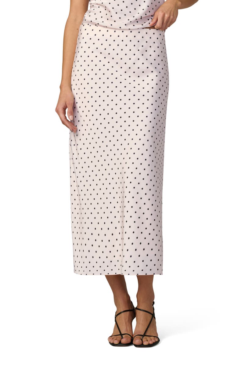 Joe's The Ines Polka Dot Midi Skirt, Main, color, Ecru Polka Dot