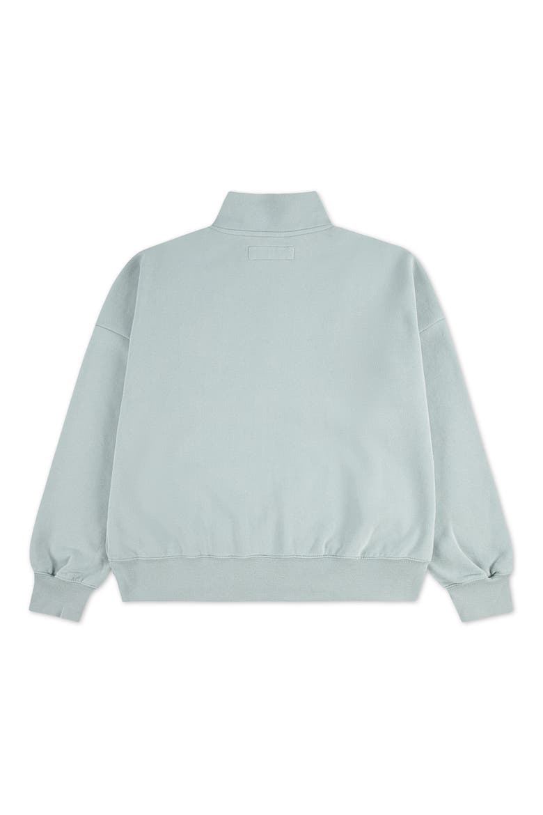 Kids' Essential Quarter Zip Pullover, Alternate, color, F7HAQUA GR