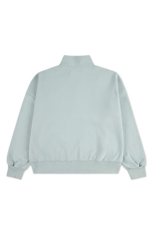 Abercrombie Kids Kids' Essential Quarter Zip Pullover In Blue