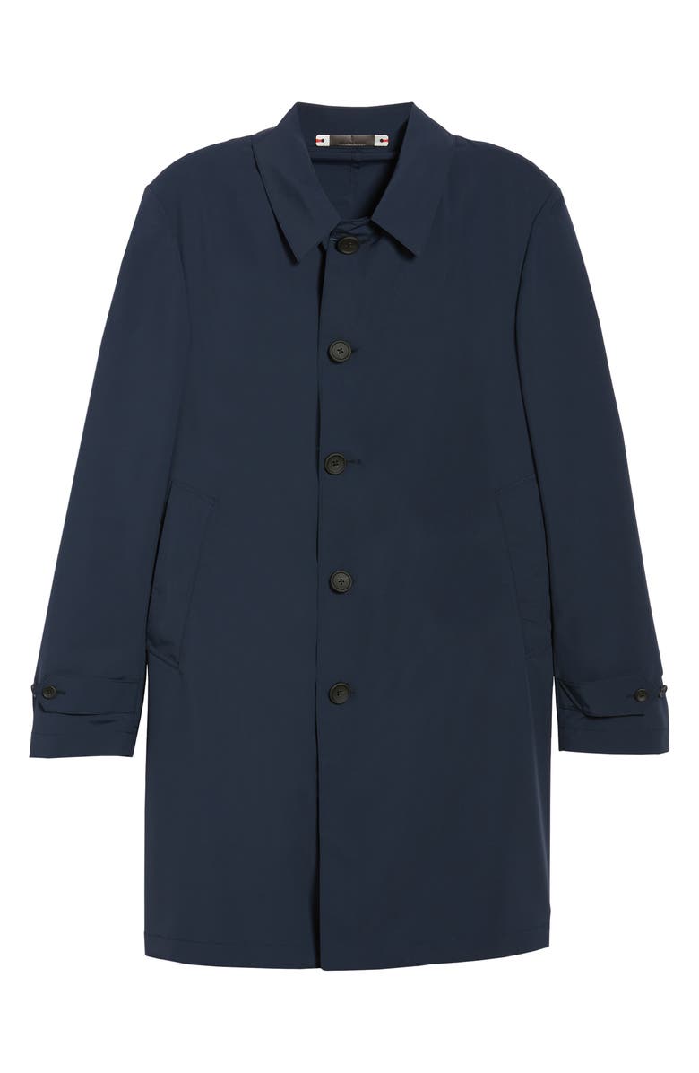 H Shell Wool Blend Rain Coat, Alternate, color,