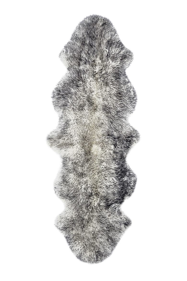 New Zealand Genuine Sheepskin Rug, Main, color, GRADIENT GREY