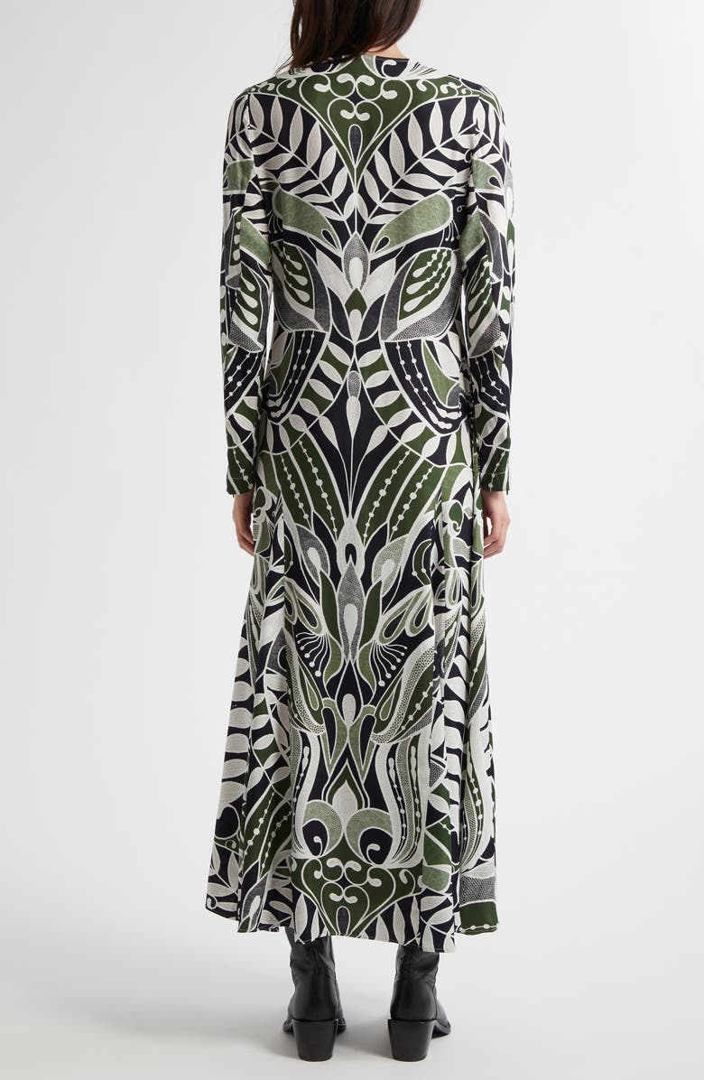 FARM Rio Lace Nature Long Sleeve Cotton Maxi Dress, Alternate, color, 