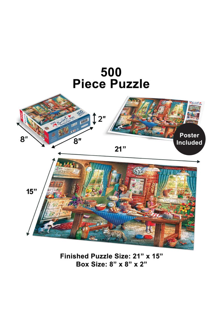 Baking Bread 500 Piece Jigsaw Puzzle, Alternate, color, Multicolor