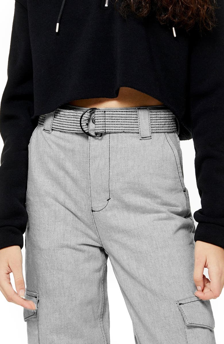 Topshop Judo Cargo Jogger Pants, Alternate, color, 