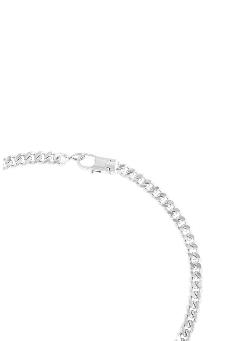 White Sapphire Pavè Cross Bracelet, Alternate, color, WHITE