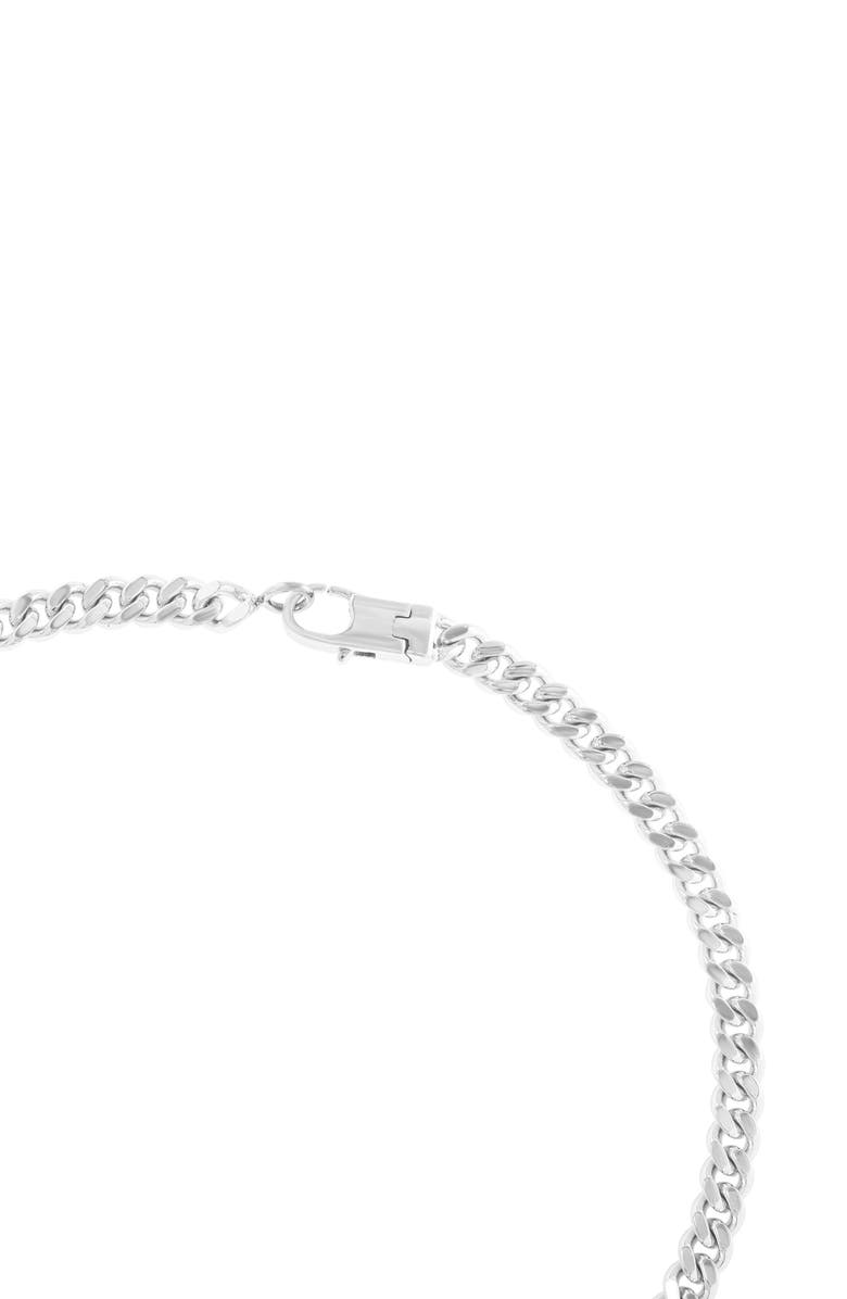 EFFY White Sapphire Pavè Cross Bracelet, Alternate, color, White