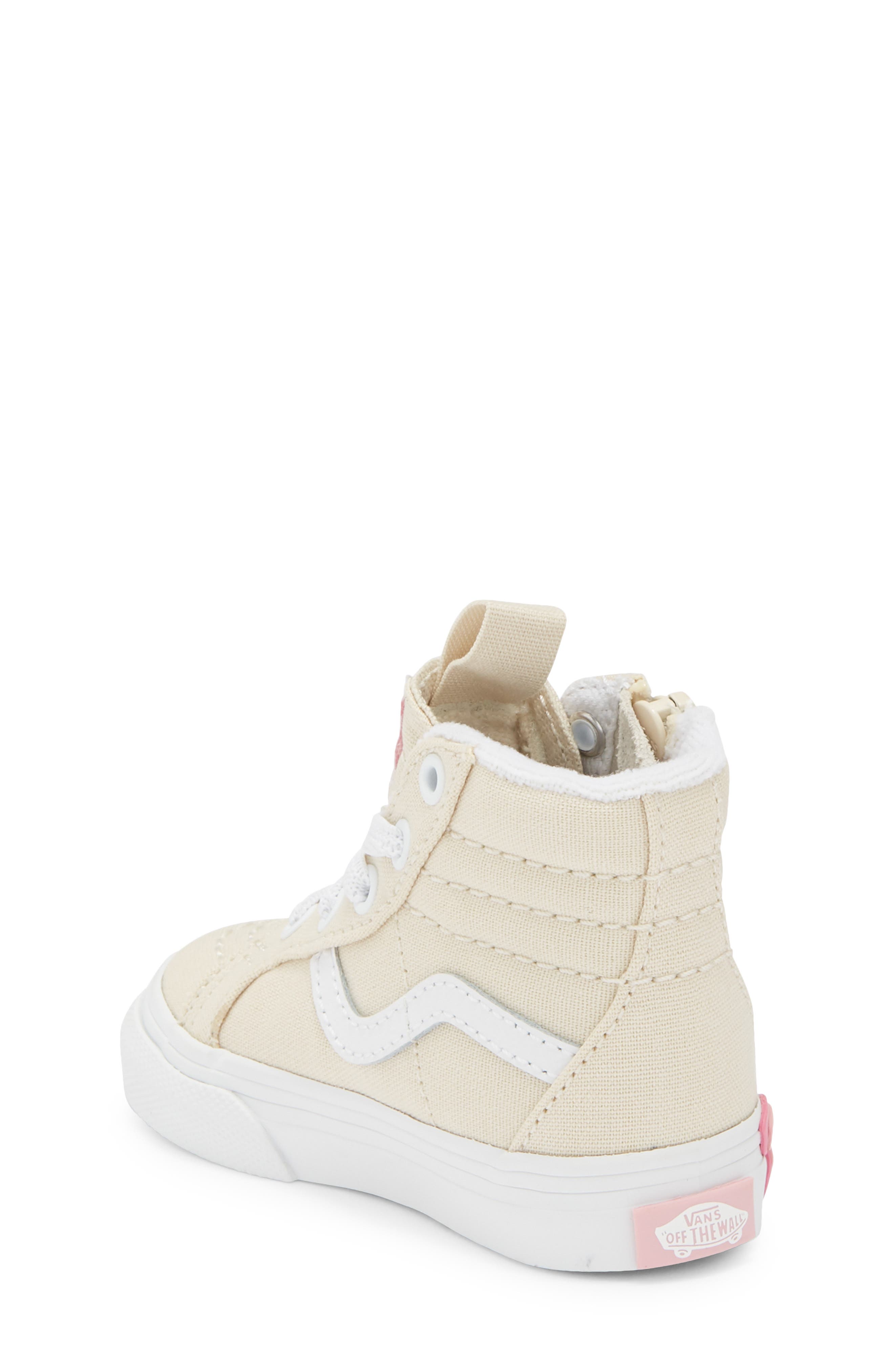 Kids' Sk8-Hi Reissue Zip Butterfly High Top Sneaker, Alternate, color, BEIGE MULTI