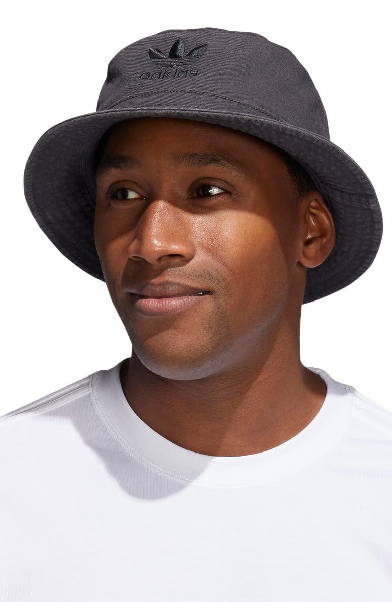 adidas Originals Unisex Washed Cotton Bucket Hat, Alternate, color,