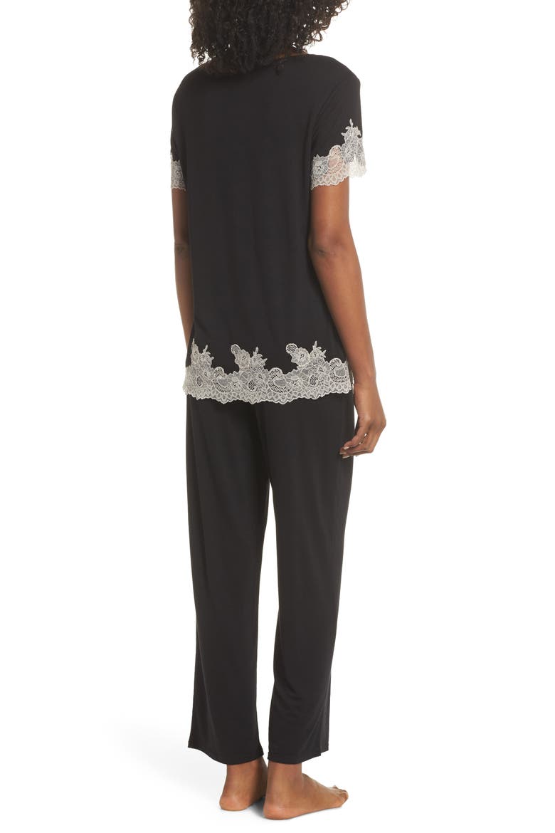 Luxe Shangri-La Pajamas, Alternate, color, BKC