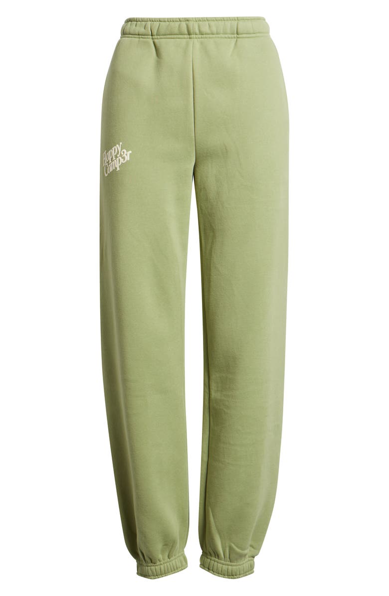 HAPPY CAMP3R Puff Series Core Logo Cotton Blend Joggers, Alternate, color, Matcha