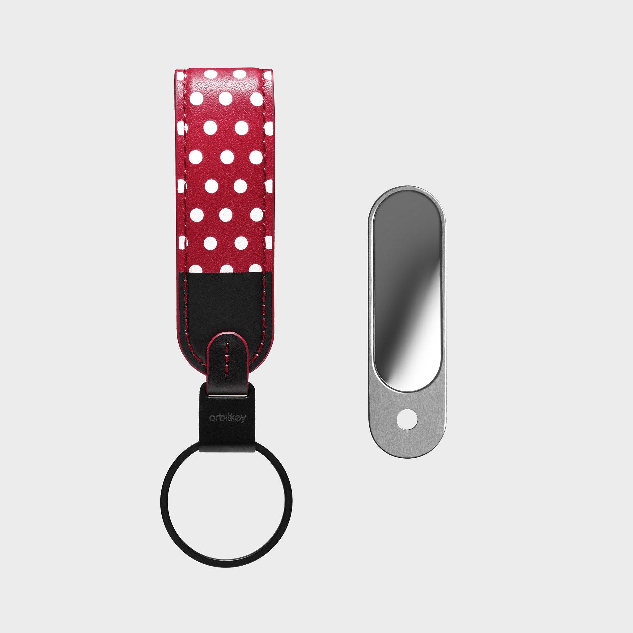 Orbitkey Disney Loop Keychain +  Nail File Mirror Kit, Alternate, color, Minnie Mouse