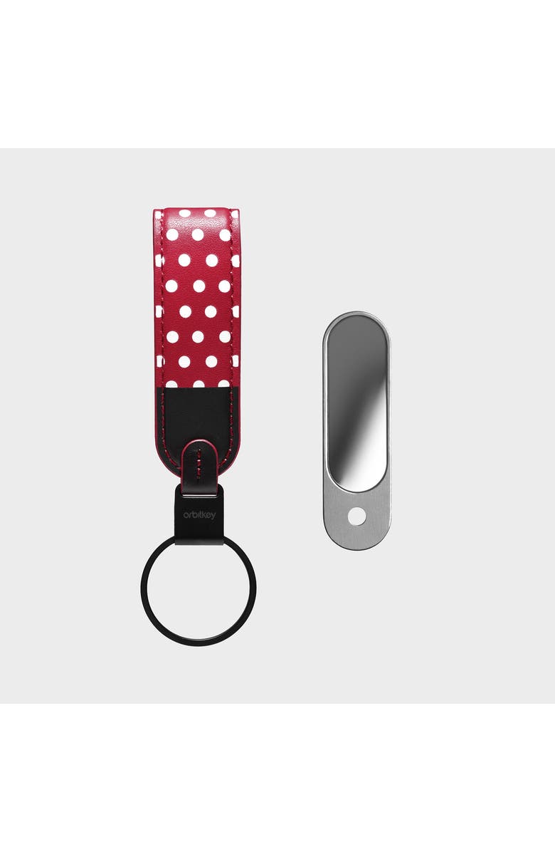 Orbitkey Disney Loop Keychain + Nail File Mirror Kit, Alternate, color, Minnie Mouse