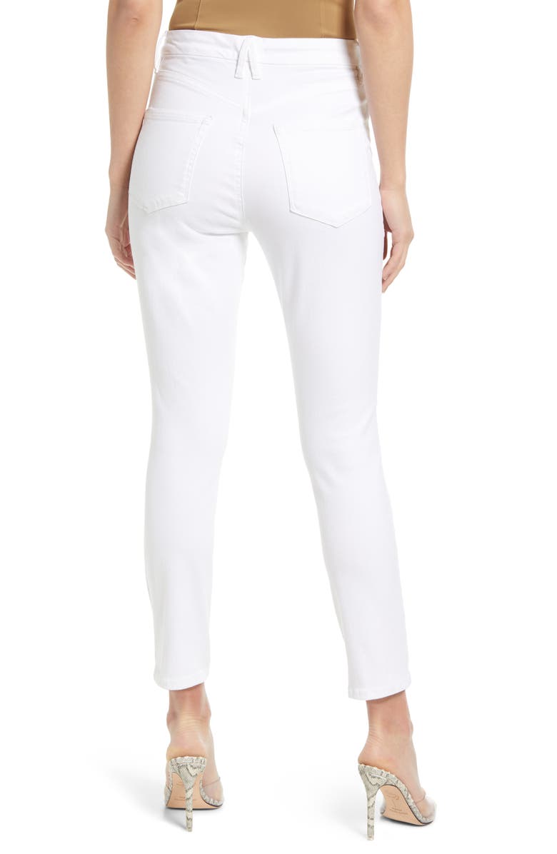 Good American Good Waist Skinny Leg Ankle Jeans, Alternate, color,