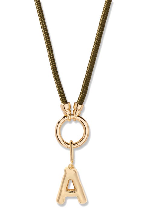Kai Initial Charm Necklace