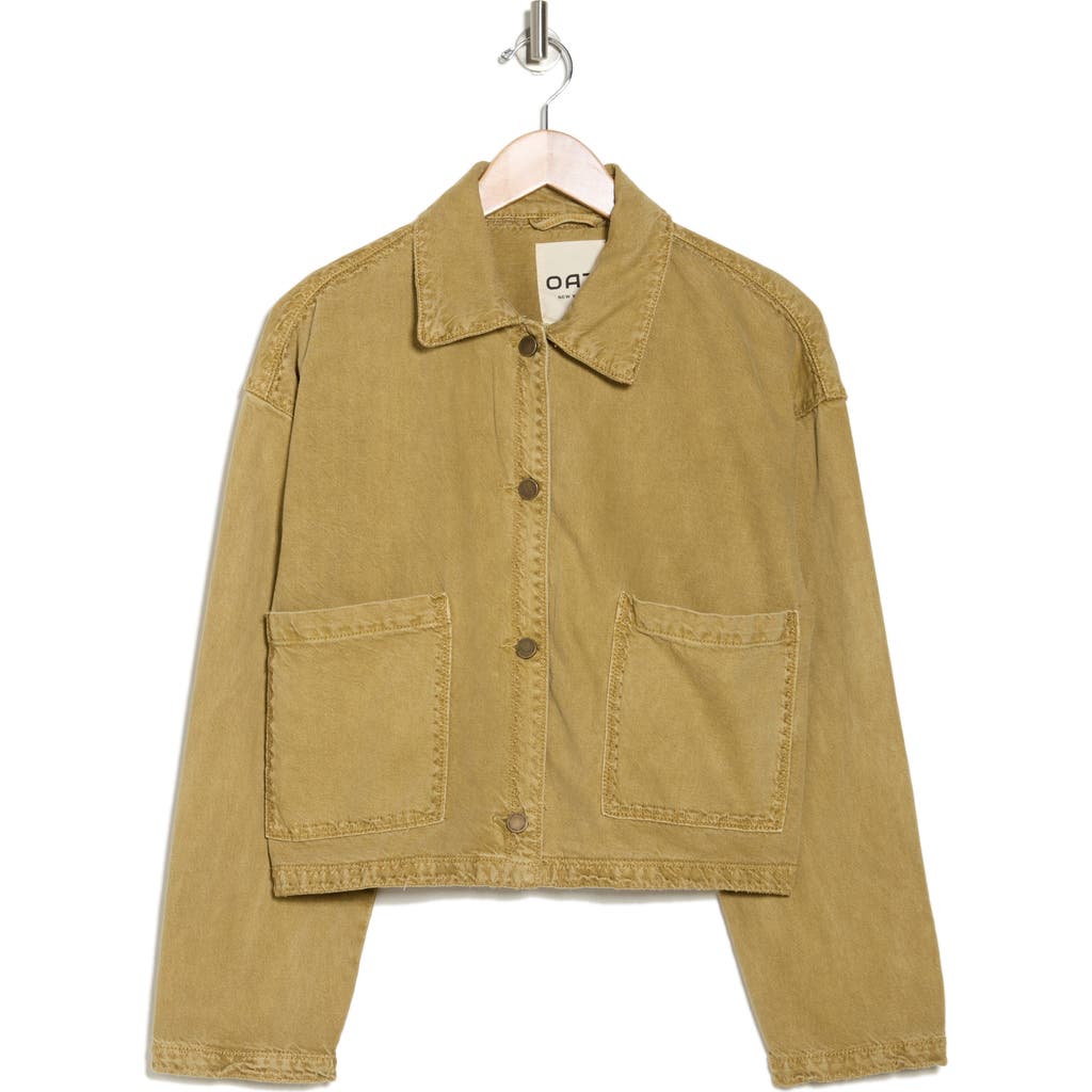Shop Oat New York Relaxed Fit Jacket In Oregano
