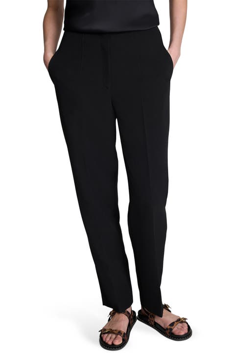 Luxe Twill Straight Leg Pants
