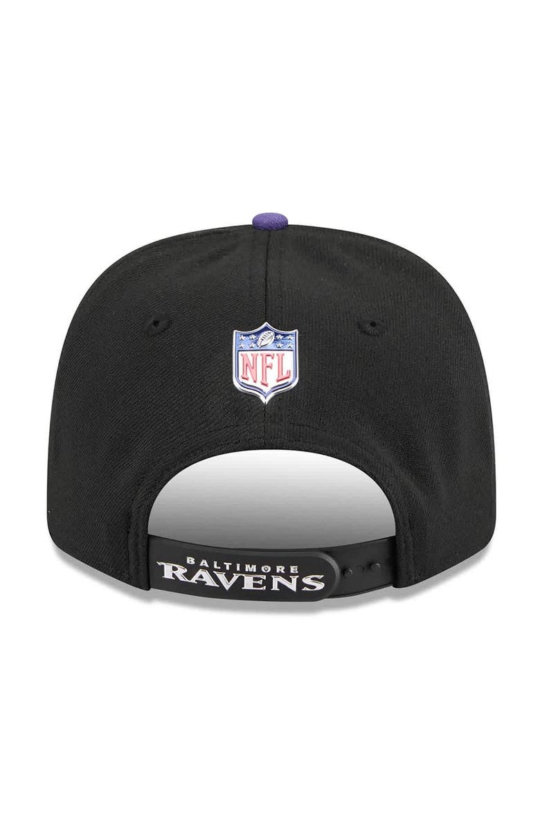 New Era Men's New Era  Black/Purple Baltimore Ravens 2026 NFL Draft 9SEVENTY Adjustable Hat, Alternate, color, Black