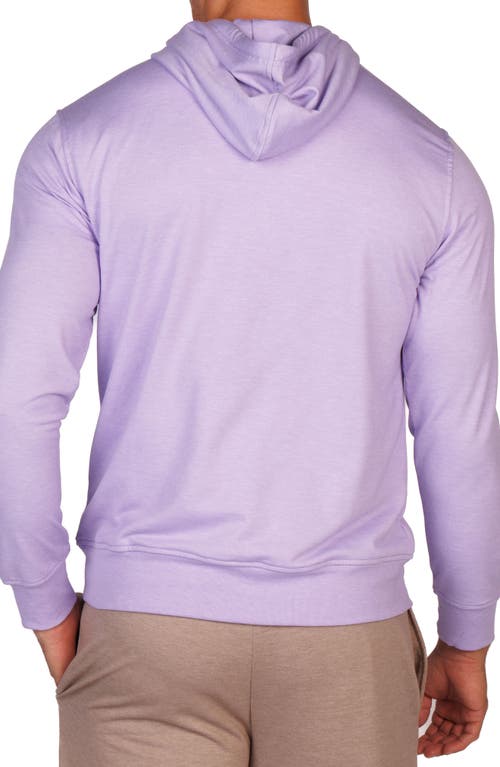 Tailorbyrd French Terry Hoodie In Purple