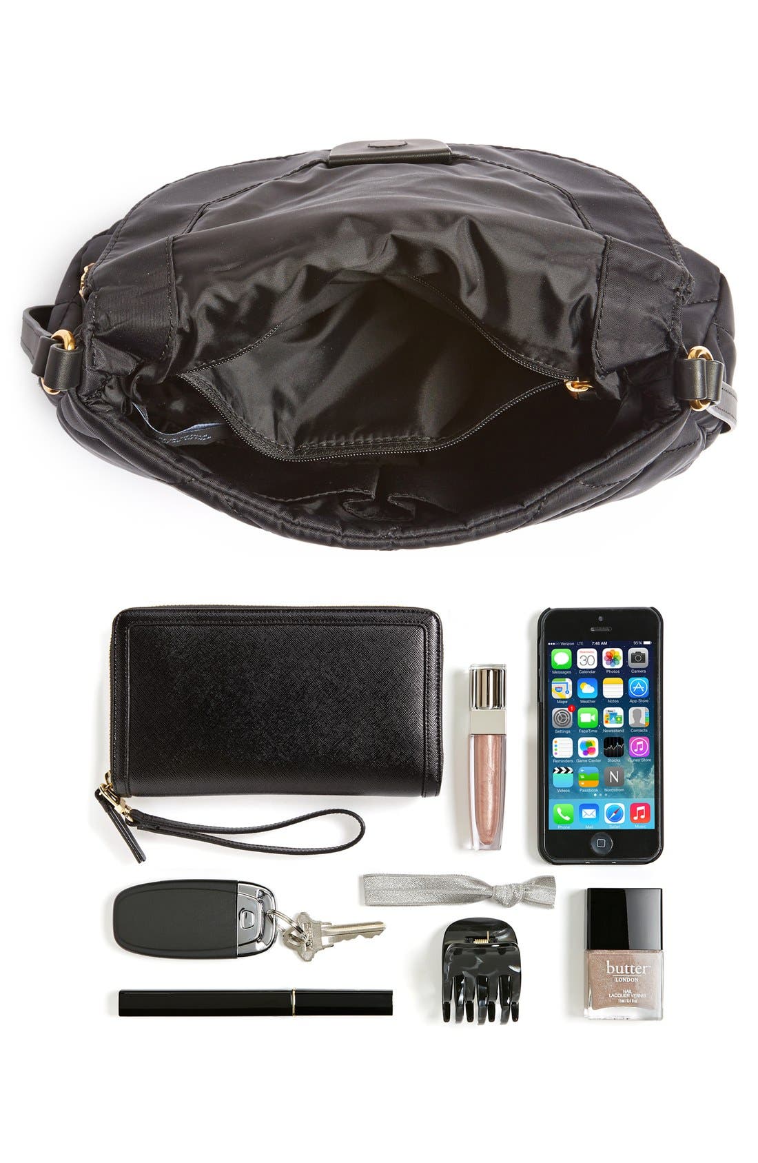 Marc Jacobs MARC BY MARC JACOBS 'Crosby - Quilted Natasha' Nylon Crossbody Bag, Alternate, color, 