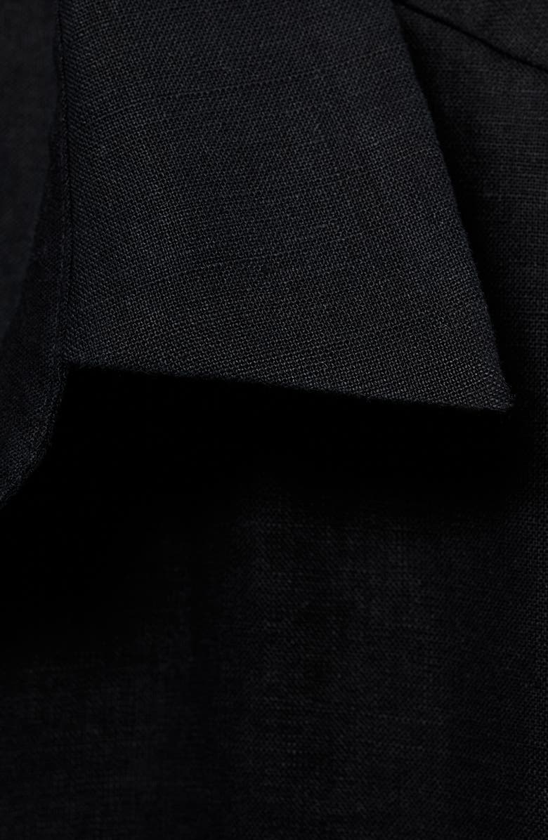 MANGO Regular Fit Linen Button-Up Shirt, Alternate, color, 