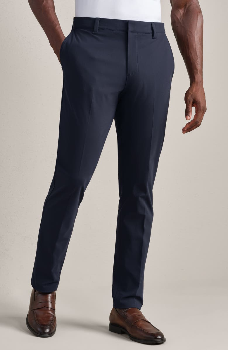 Rhone Commuter Pro Slim Fit Pants, Main, color, True Navy