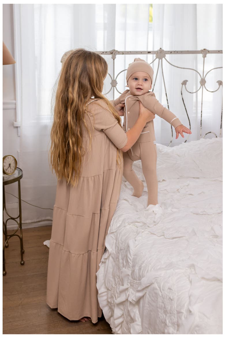 Ribbed Maxi, Alternate, color, Cocoa