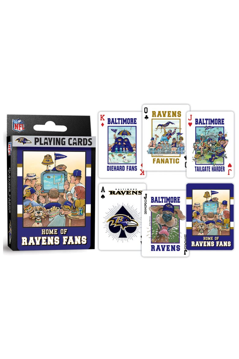 Baltimore Ravens Fan Deck Playing Cards, Alternate, color, Multicolor