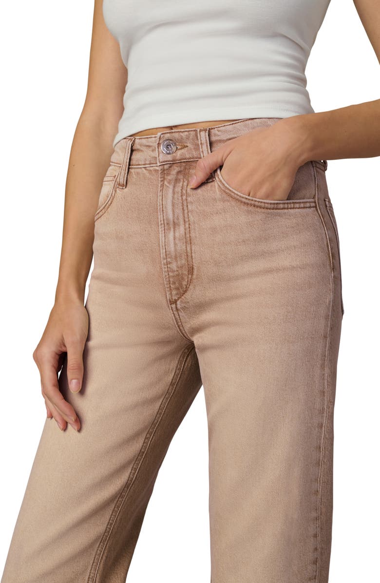 Joe's The Margot High Waist Crop Straight Leg Jeans, Alternate, color, Washed Tannin