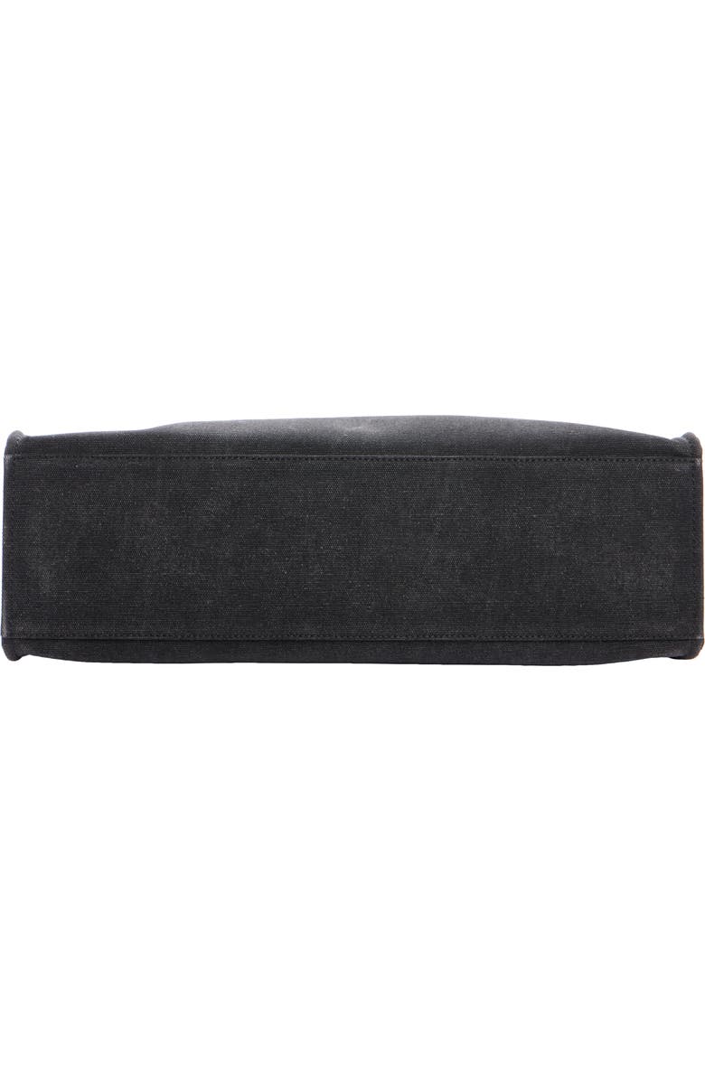 Givenchy Logo Embroidered Canvas Tote, Alternate, color, Black