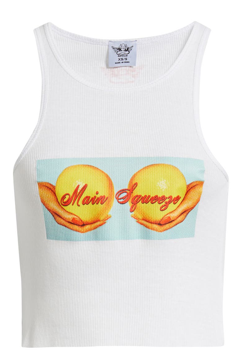 Main Squeeze Beegee Crop Tank, Alternate, color, WHITE