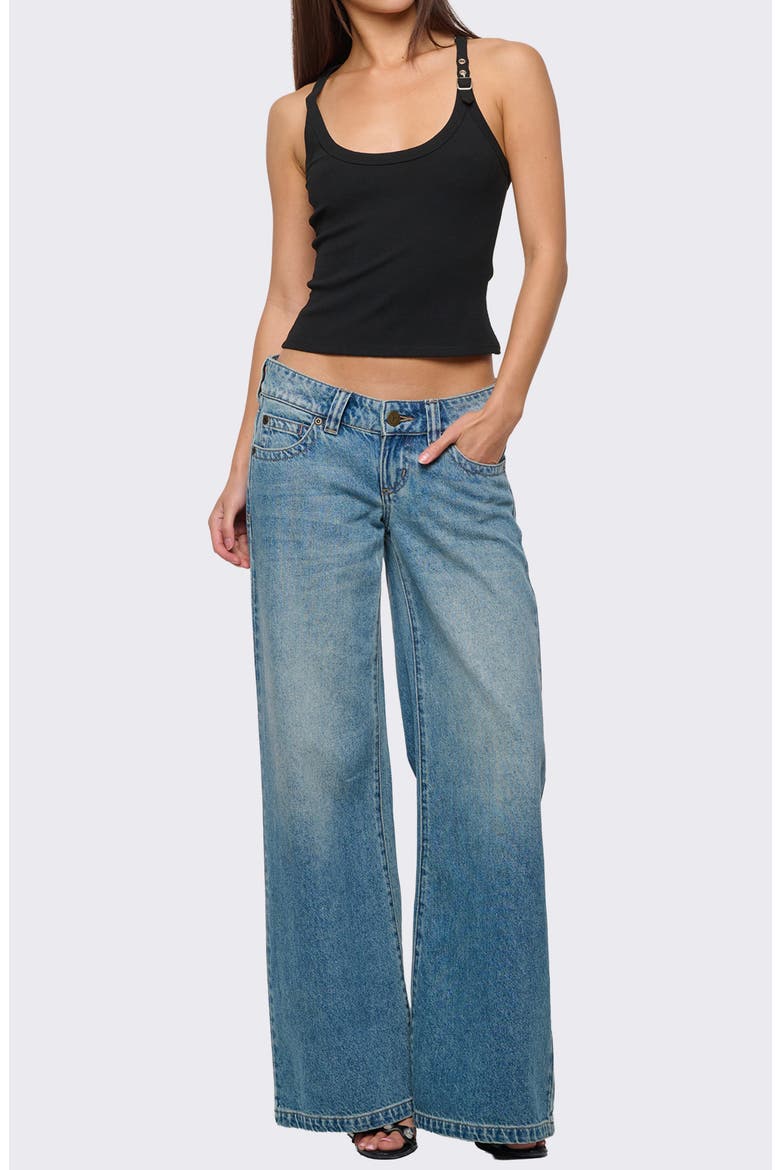 '00s Low Rise Wide Leg Jeans, Alternate, color, CASSIDY