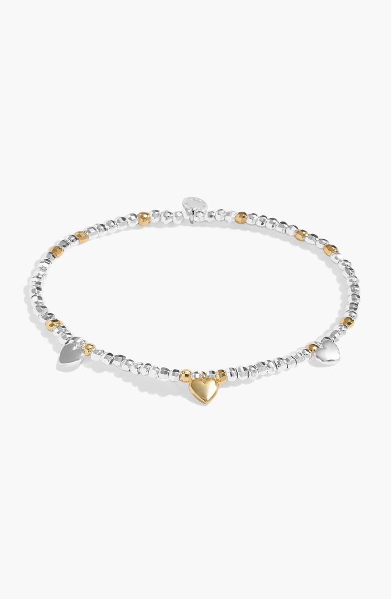 A Littles & Co Sparkle Confetti A Little 'Fabulous Friend' Bracelet In Silver And Gold-Tone Plating, Main, color, Metallic Silver
