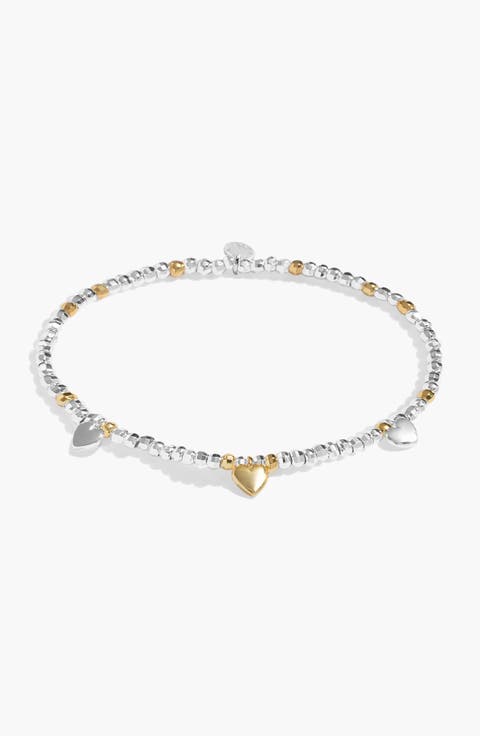 Sparkle Confetti A Little 'Fabulous Friend' Bracelet In Silver And Gold-Tone Plating