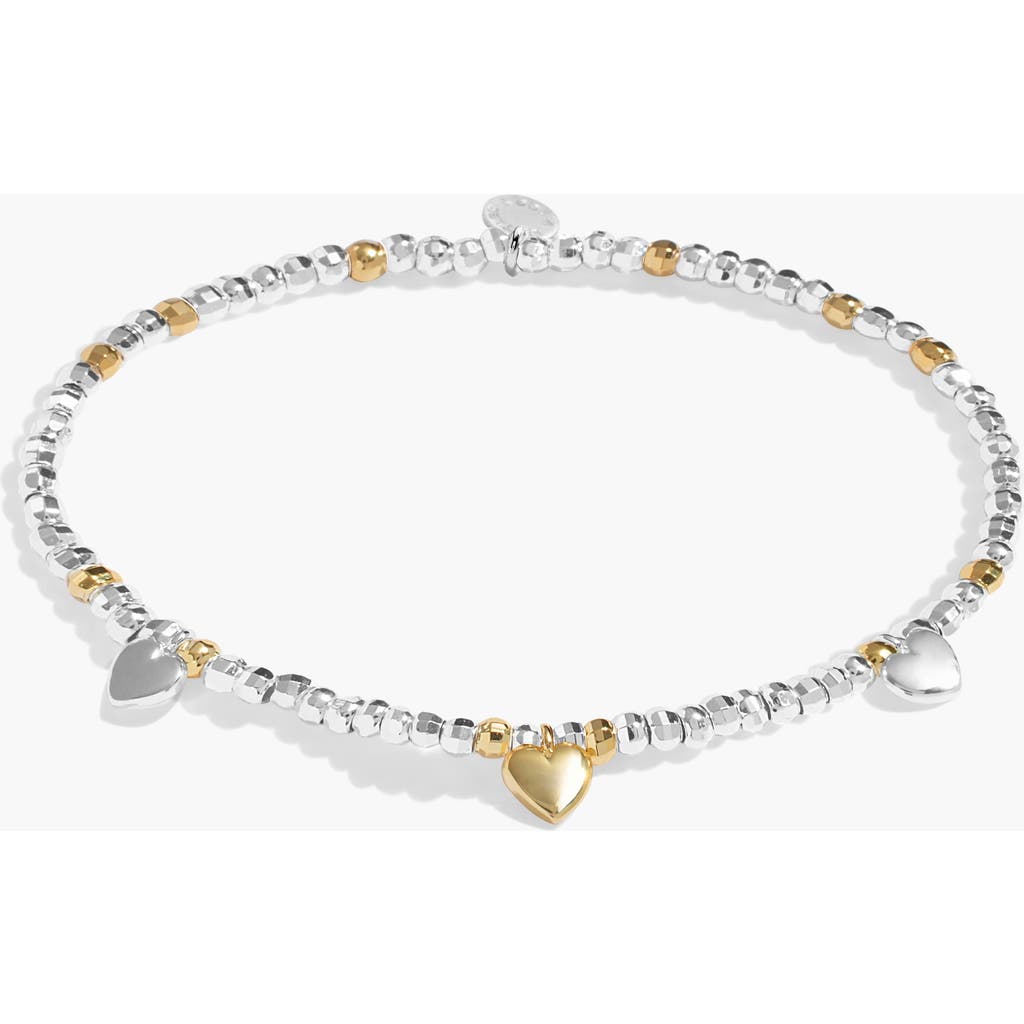 A Littles & Co. A Littles & Co Sparkle Confetti A Little 'fabulous Friend' Bracelet In Silver And Gold-tone Plating In Silver