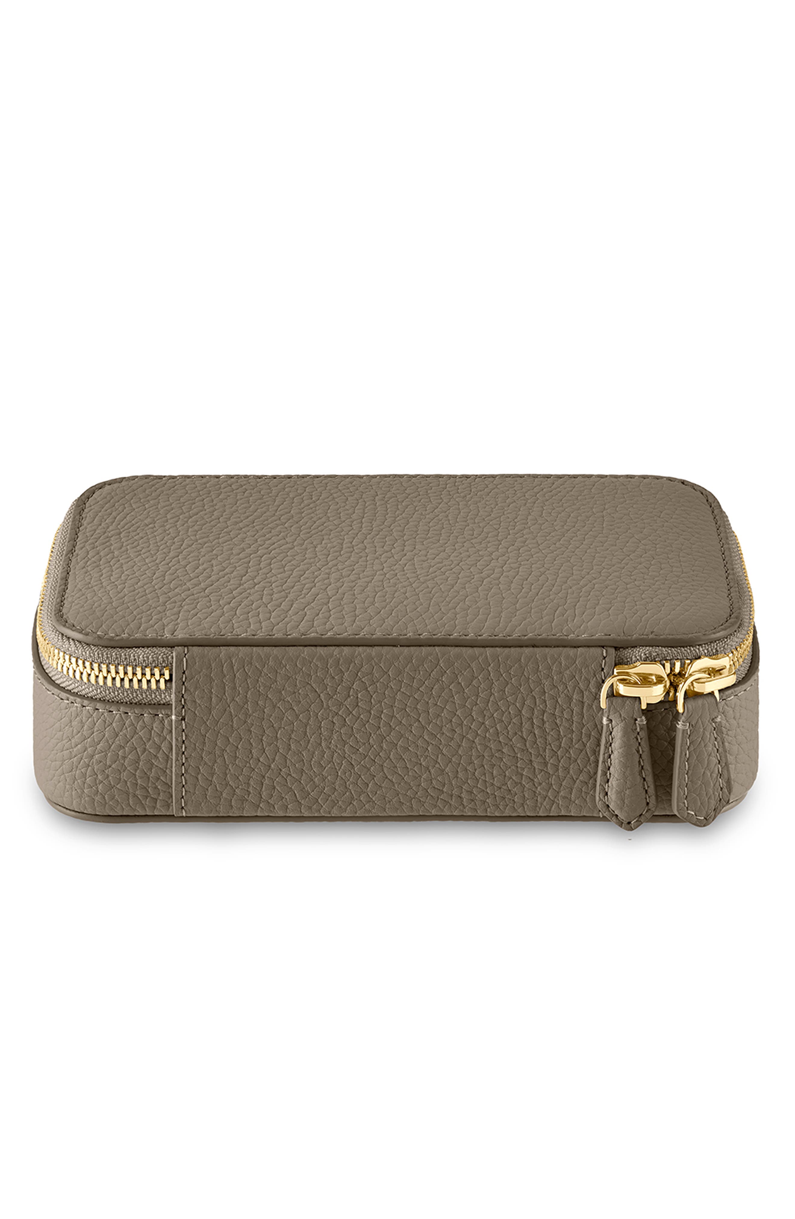 MAISON de SABRÉ Leather Jewellery Case, Alternate, color, Cashmere Clay