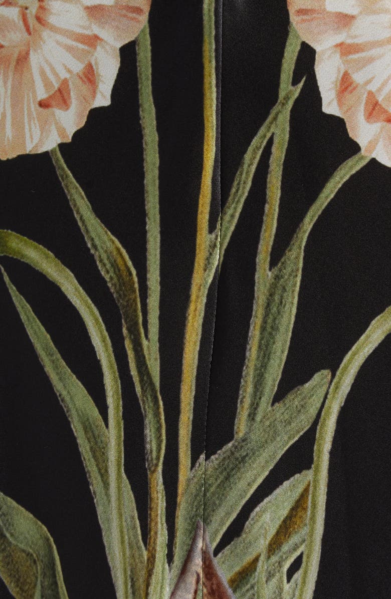 Camilla Ottoman Elegance V-Neck Bias Cut Silk Maxi Slipdress, Alternate, color, Ottoman Elegance