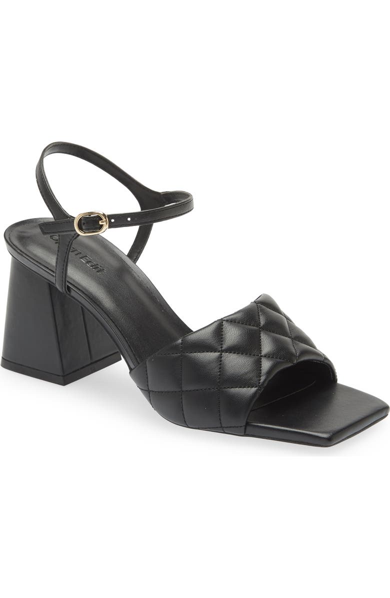 Open Edit Austyn Quilted Sandal, Main, color,