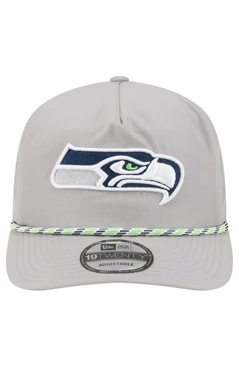 New Era Men's New Era Gray Seattle Seahawks Rope 19TWENTY Hat, Alternate, color, 