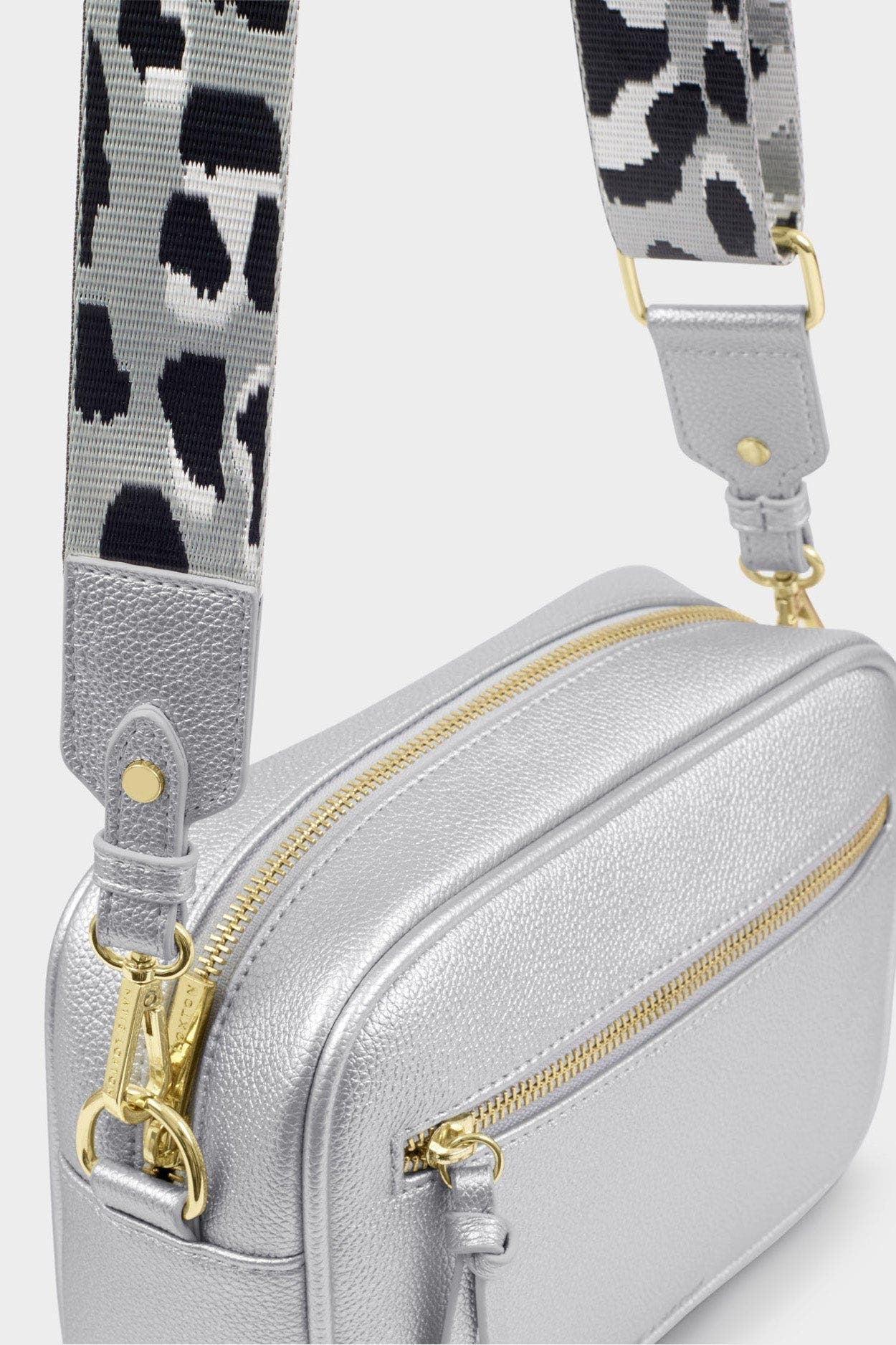 Katie Loxton Hallie Crossbody Bag in Silver, Alternate, color, Silver