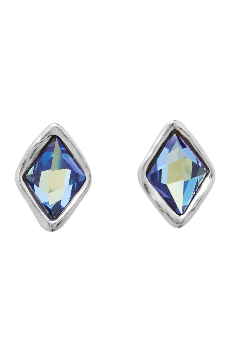 UNODE50 Estalagmita Diamond Shape Stud Earrings, Main, color, 