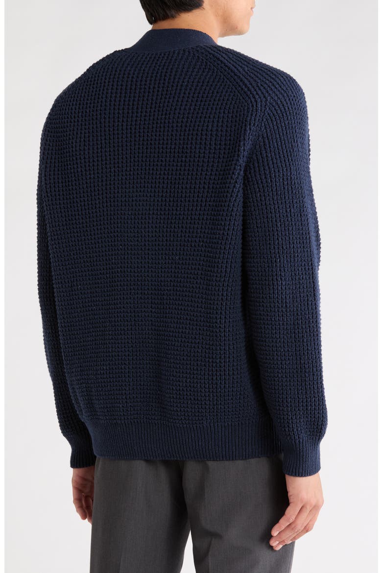 Andemo V-Neck Cardigan, Alternate, color, DK BU