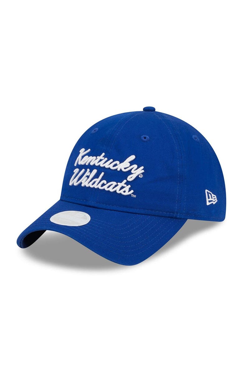 New Era Women's New Era Royal Kentucky Wildcats Script 9TWENTY Adjustable Hat, Alternate, color, 