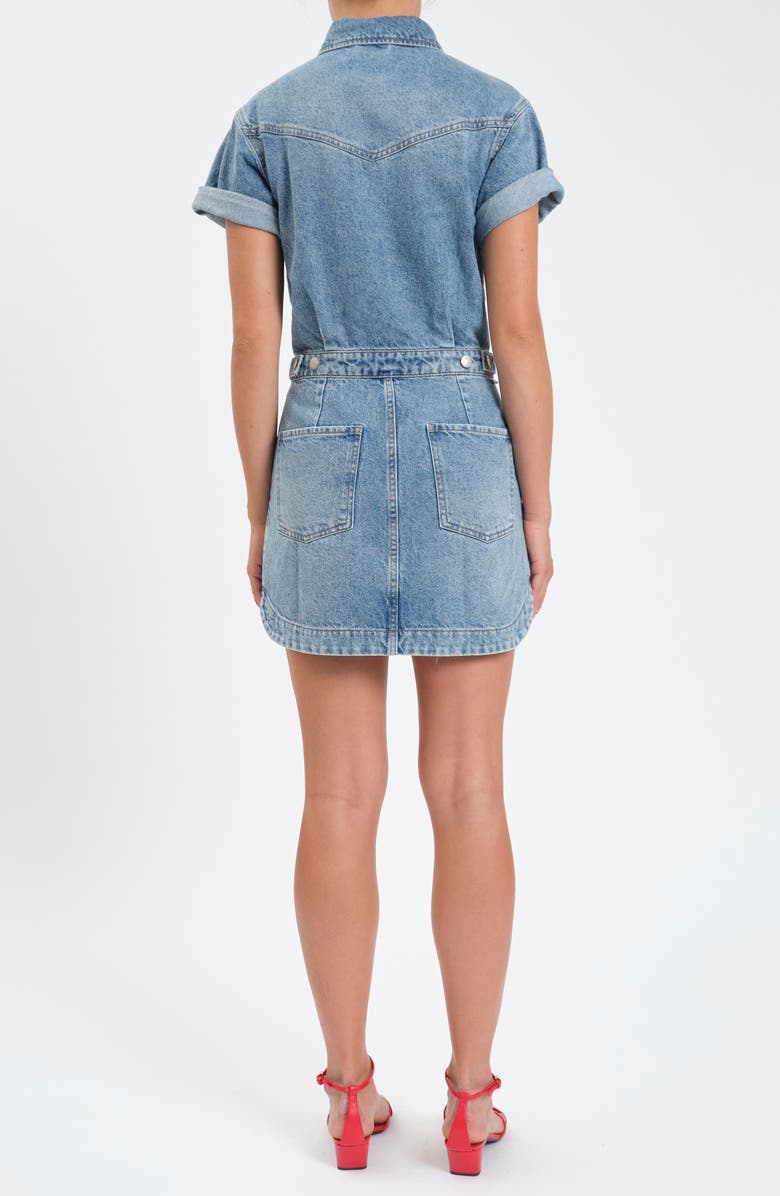 DAZE Topanga Denim Dress, Alternate, color, Plot Twist