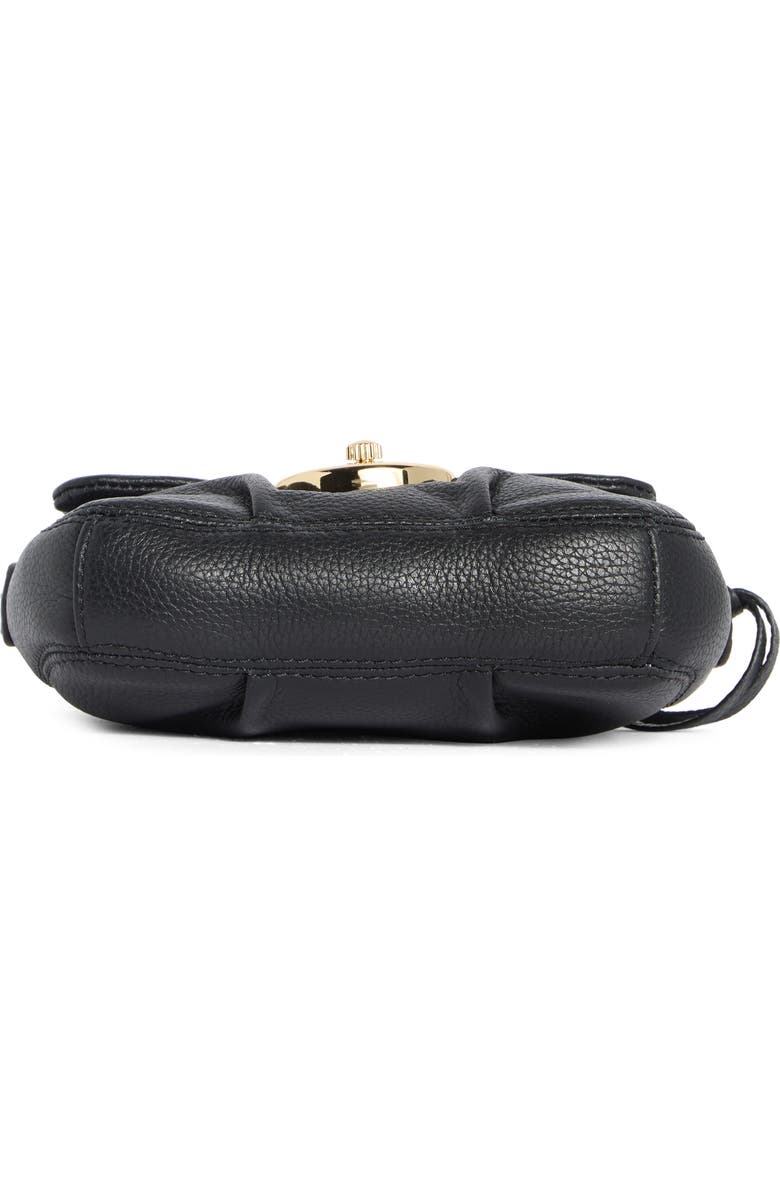 AIMEE Mini Cannes Flap Crossbody Bag, Alternate, color, Black
