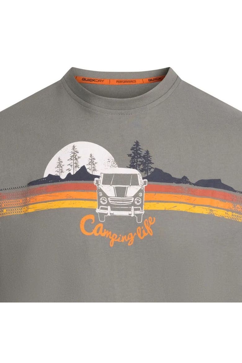 Cromer II Printed Casual T-Shirt, Alternate, color, Pond Blue