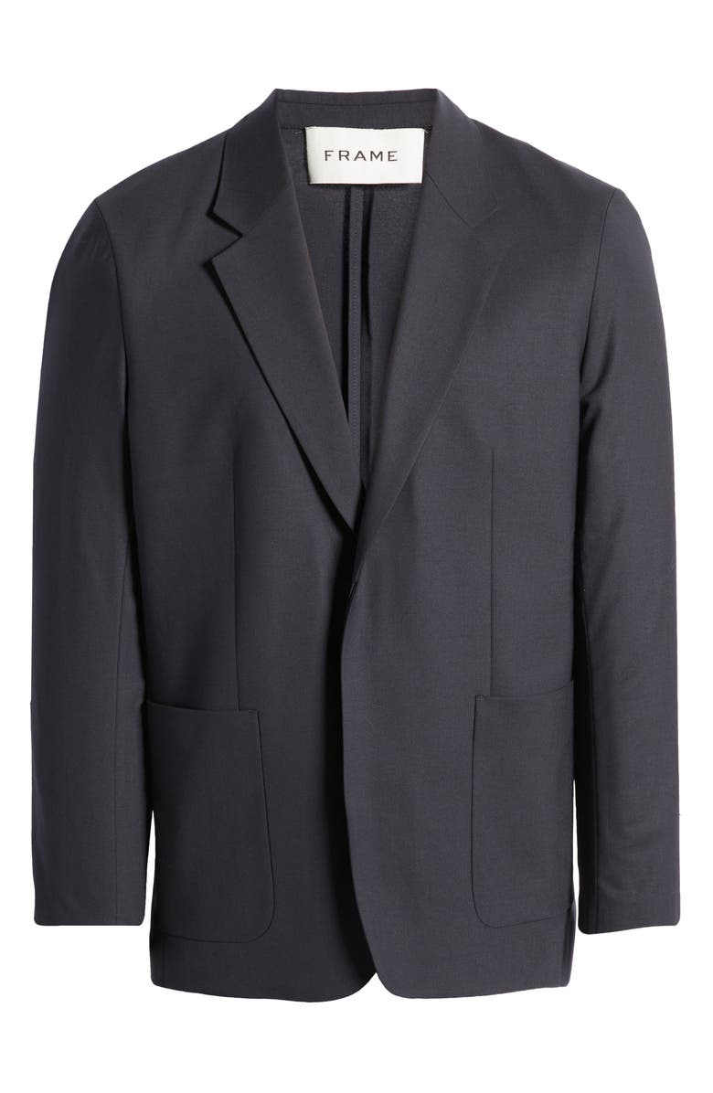 FRAME Unstructured Stretch Wool Blazer, Alternate, color, 