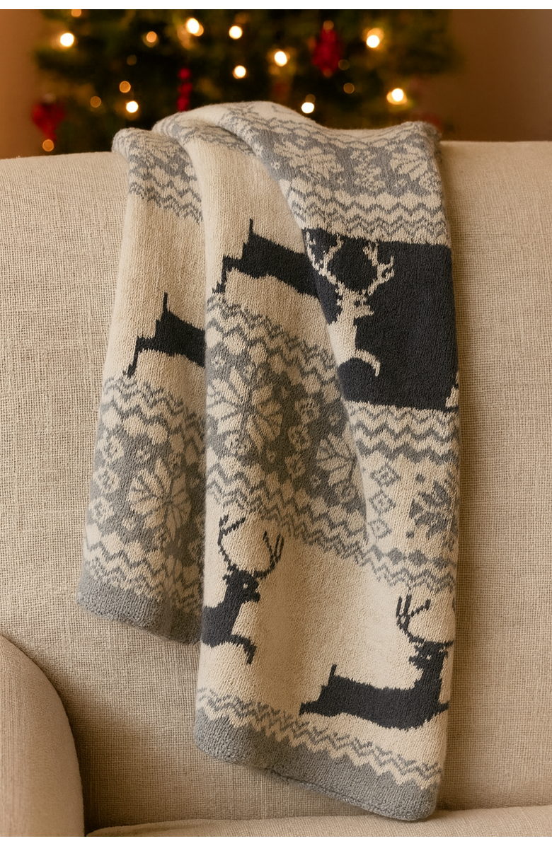 C&F Home Deer Throws, Alternate, color, Grey