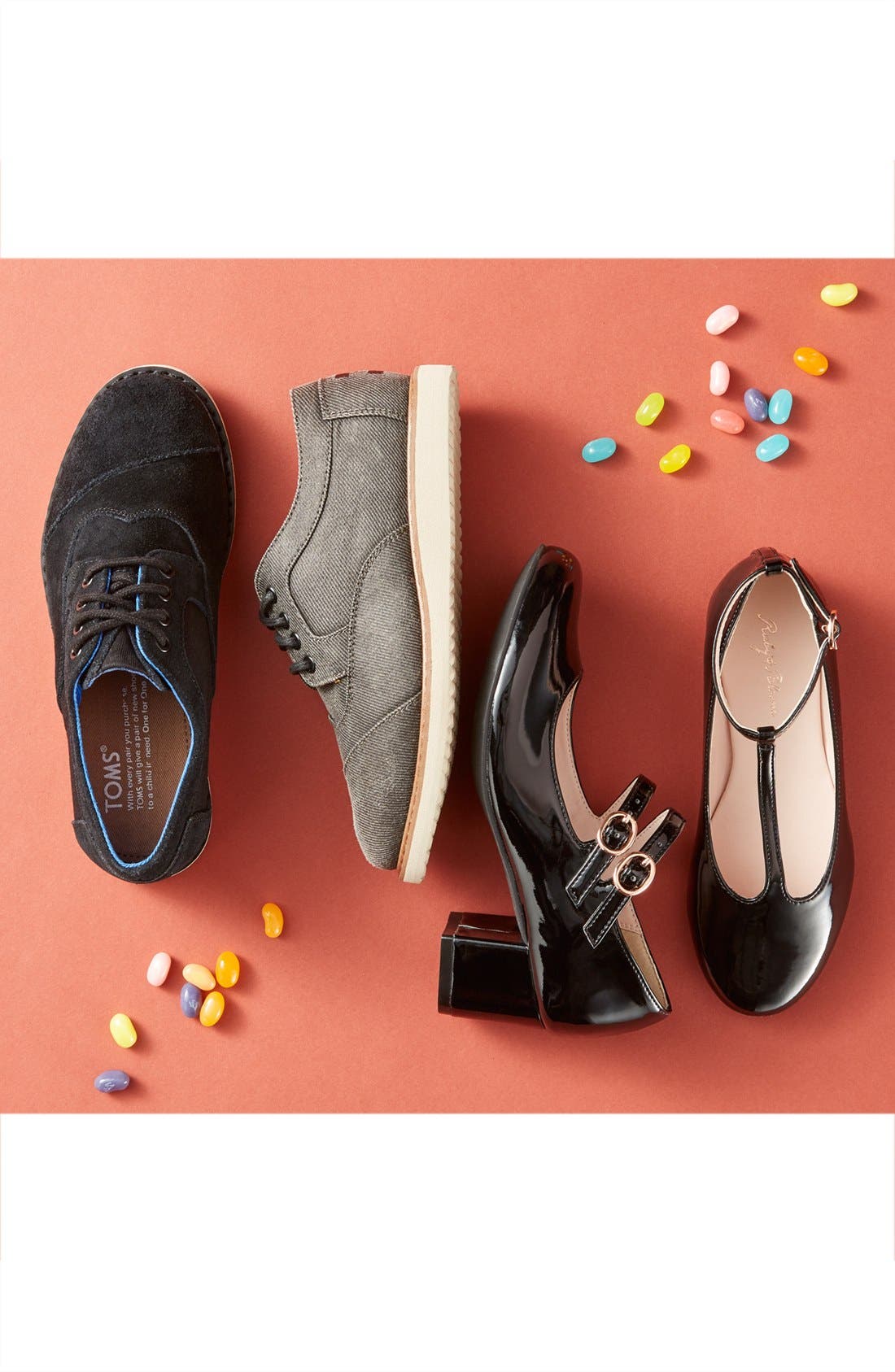 Ruby & Bloom 'Layla' T-Strap Flat, Main, color, 