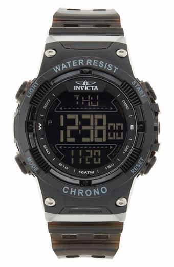 INVICTA Racing Silicone Strap Watch, 52mm