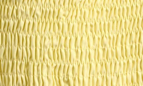 Ava & Yelly Kids' Ruffle Smocked Sundress In Yellow